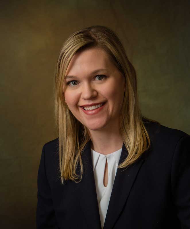 Headshot of attorney Brianne Rohner Erickson